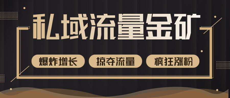 价值2200元私域流量的金矿，循环获取各大媒体精准流量，无限复制网红的精准流量！-收集菌资源站