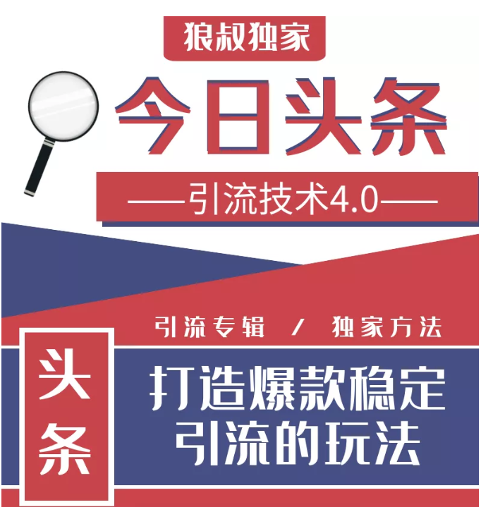 今日头条引流技术4.0，微头条实战细节，微头条引流核心技巧分析，快速发布引流玩法-收集菌资源站