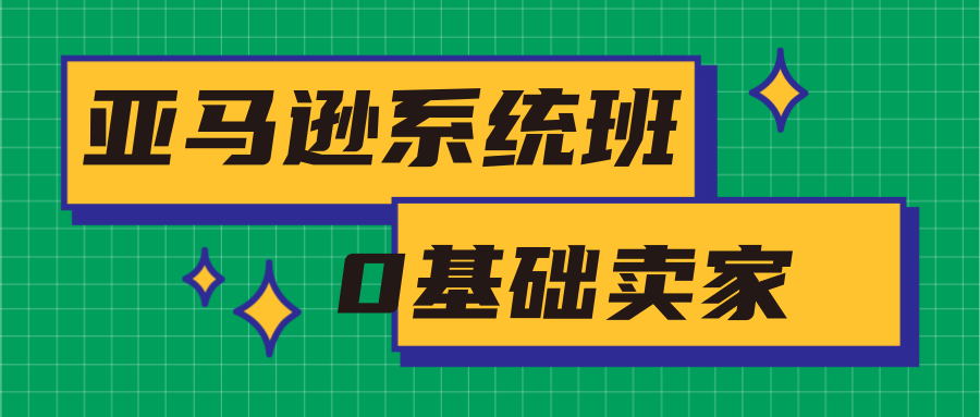 亚马逊系统班，专为0基础卖家量身打造，亚马逊运营流程与架构-收集菌资源站