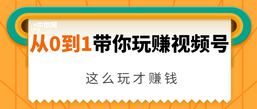 从0到1带你玩赚视频号：这么玩才赚钱，日引流500+日收入1000+核心玩法-收集菌资源站