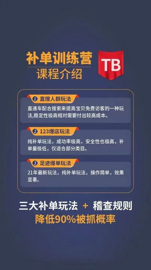 数据蛇淘宝2021最新三大补单玩法+稽查规则，降低90%被抓概率-收集菌资源站