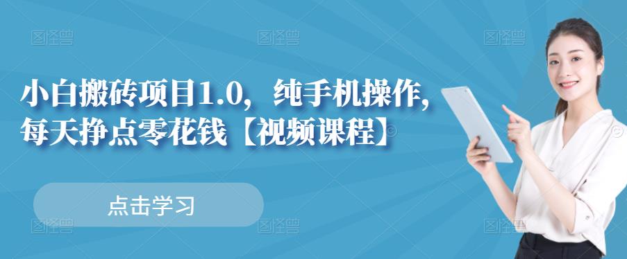 小白搬砖项目1.0，纯手机操作，每天兼职挣点零花钱-收集菌资源站
