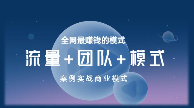 王冲老师《流量+团队+模式》商业模式实战课，全网最赚钱的模式-收集菌资源站