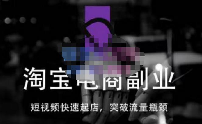 蓝Sir派·淘宝短视频快速起店，替代传统搜索方式，学会做一个不一样的淘宝店-收集菌资源站